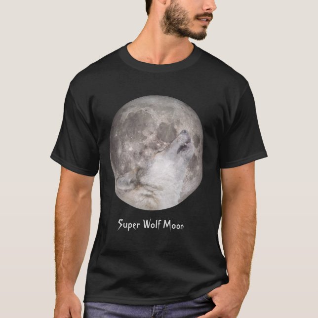 Super Wolf Moon T-Shirt (Vorderseite)