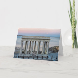 Super Worm Moon über Plymouth MA Karte