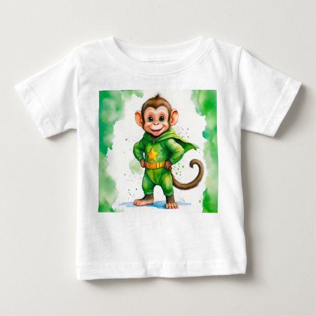 Superaffe, Baby T-shirt (Vorderseite)