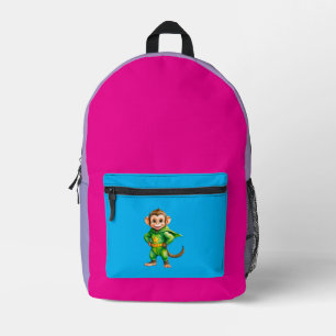 Superaffe Bedruckter Rucksack
