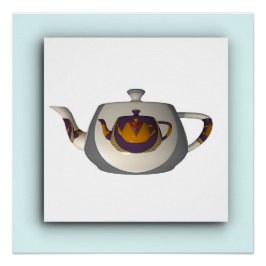 Superated Teapots Kitchen Poster