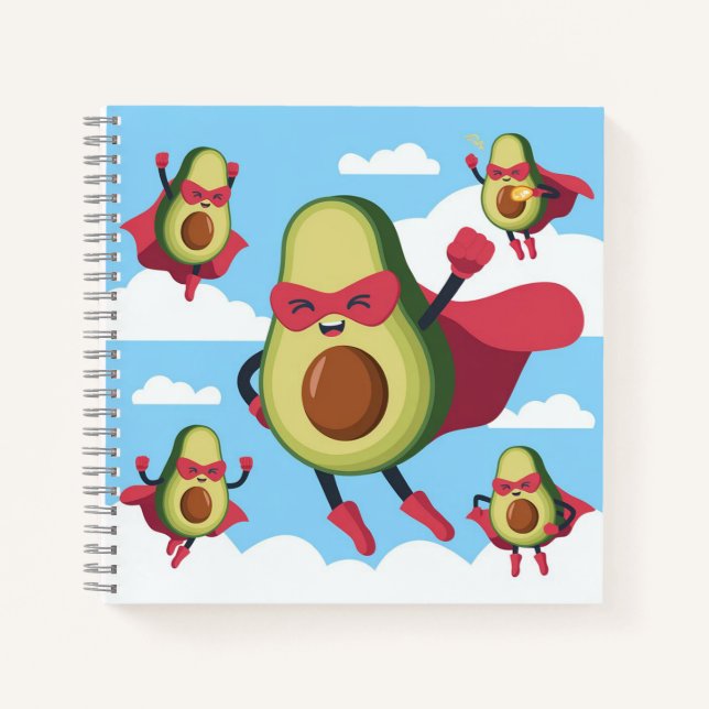 Superavocado Notizbuch (Vorderseite)