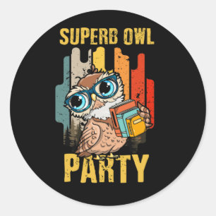 Superb Owl Party What We Do in the Shadows Classic Runder Aufkleber