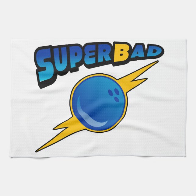 Superbad Bowlings-Teamtuch Handtuch (Horizontal)