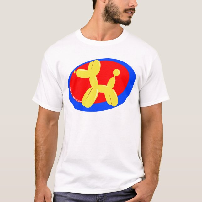 Superballon-Verdrehen T-Shirt (Vorderseite)