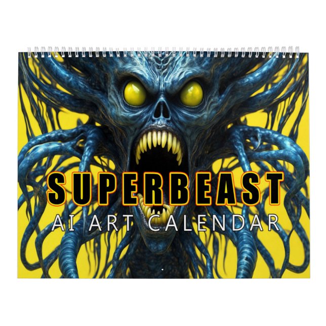 Superbeast AI Art Kalender (Titelbild)