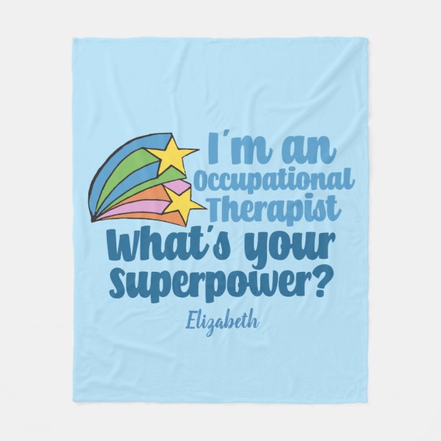 Superberufler Niedlich OT Monogramm Fleecedecke (Vorderseite)