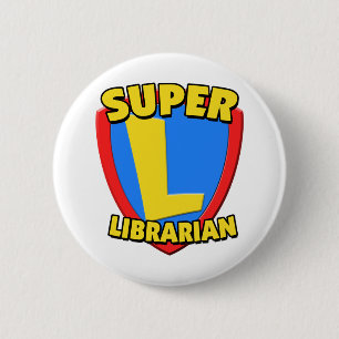 Superbibliothekar Button