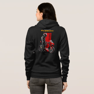 Superbike-Rennsport Maximum Passion Biker-Grafik 2 Hoodie