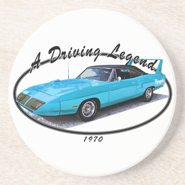 Superbird Blau 1970 Untersetzer (Vorne)