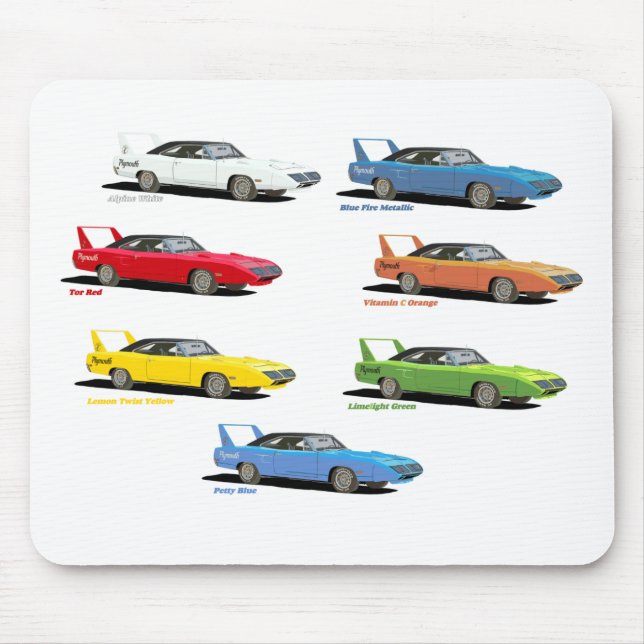 Superbird Colors Mousepad (Vorne)