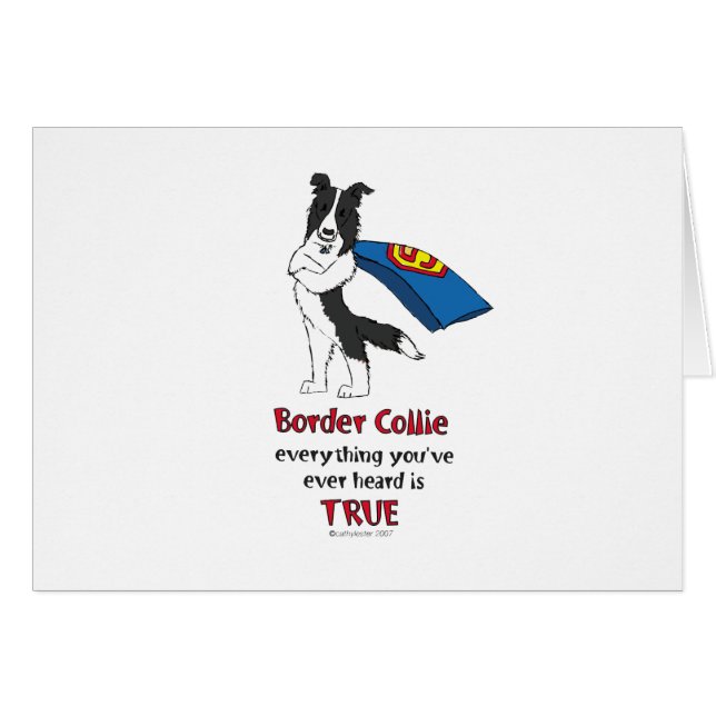 SuperBorder-Collie-Schwarzes (Vorderseite (Horizontal))