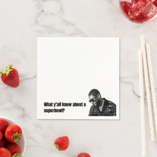 Superbowl Napkins Serviette