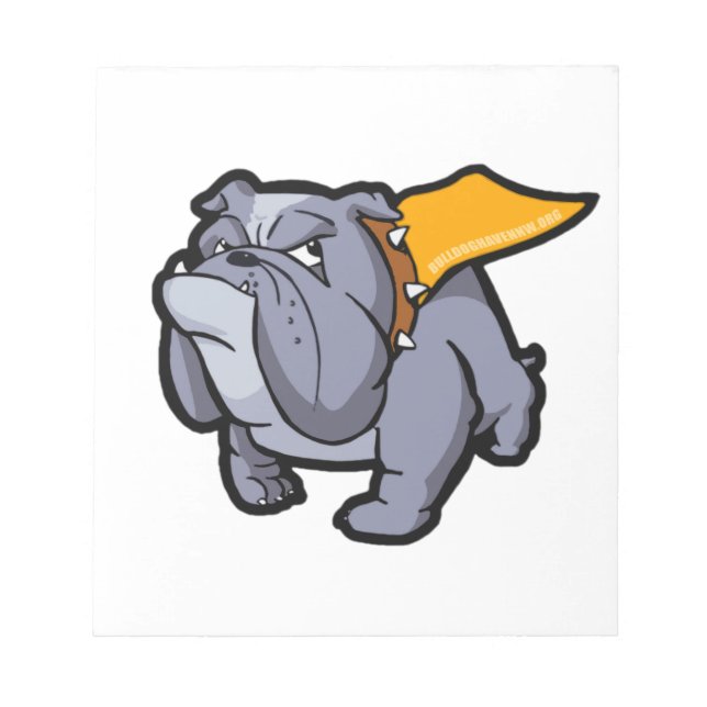 Superbullie (von Bulldog Haven NW) Notizblock (Vorderseite)