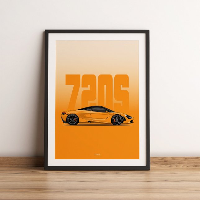 Supercar mit 720er Jahren Poster (Von Creator hochgeladen)