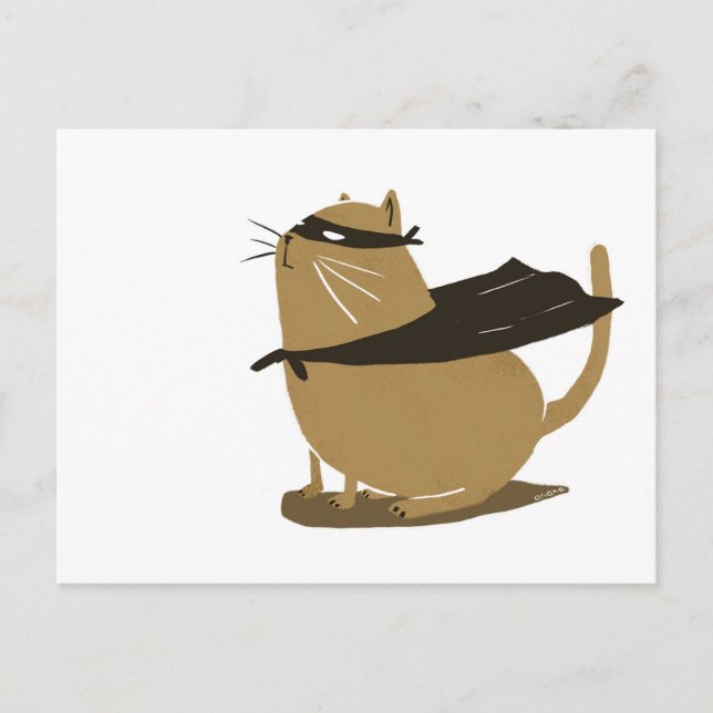 Supercat Postkarte (Vorderseite)