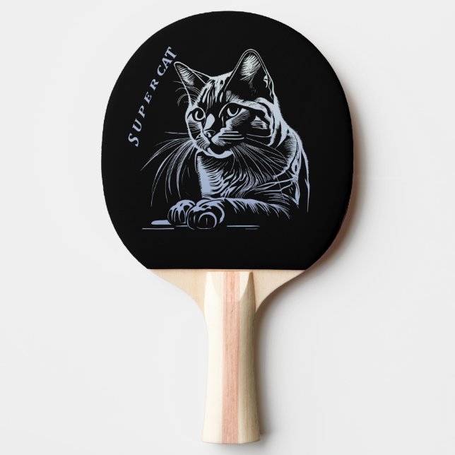 Supercat Tischtennis Schläger (Vorderseite)
