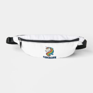 Supercorn Einhorn Vintage Gravur T-Shirt Design Bauchtasche