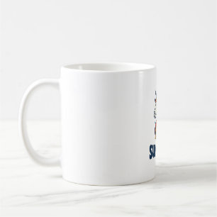 Supercorn Einhorn Vintage-Stich T-Shirt Design Kaffeetasse