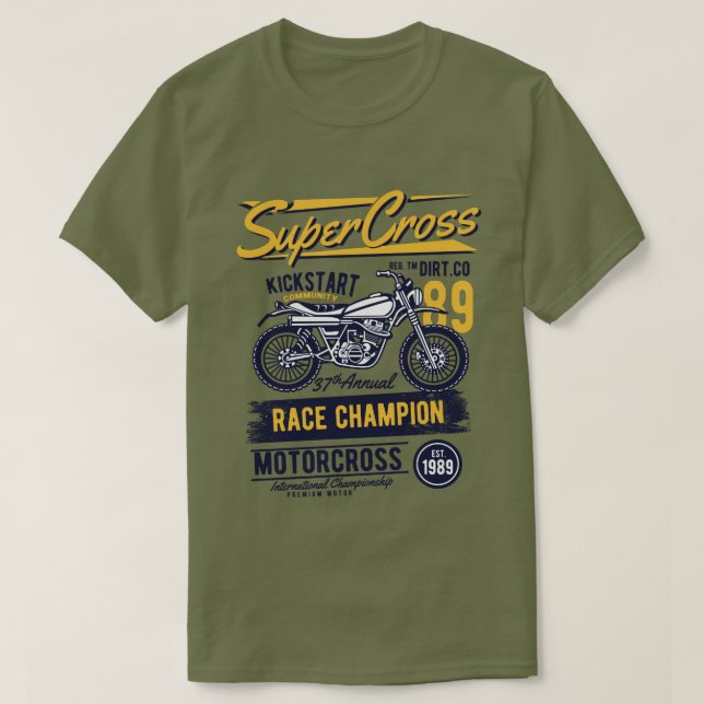 SuperCross MännerT - Shirt (Design vorne)