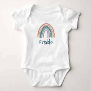 Supercute Boho Regenbogen Baby Bodysuit Strampler