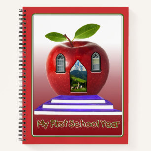 Supercute "Mein erster Schultag" Notizbuch