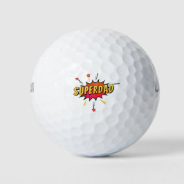 Superdad Comic Retro Pop Art | Golfplätze Golfball