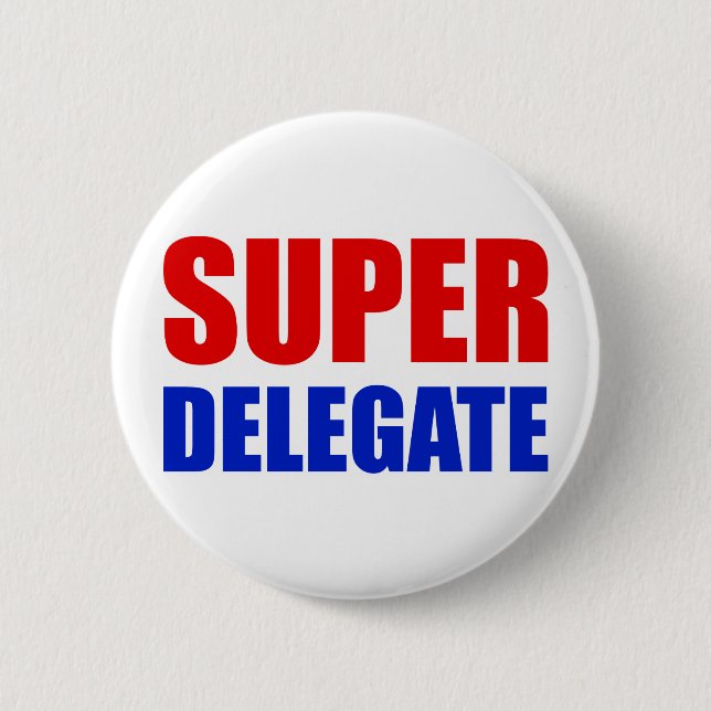 Superdelegierter Button (Vorderseite)