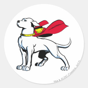 Superdog Krypto Runder Aufkleber