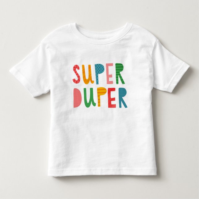 SuperDuper Kleinkind T-shirt (Vorderseite)