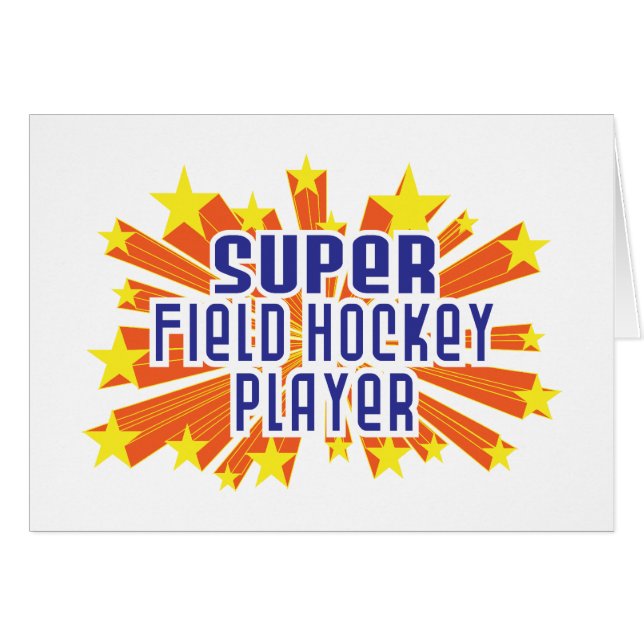 Superfeld-Hockey-Spieler (Vorderseite (Horizontal))