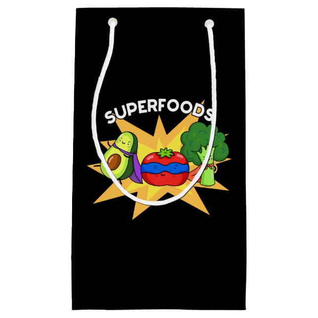 Superfood Funny Gemüse Puppe Kleine Geschenktüte (Vorderseite)