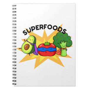 Superfood Funny Gemüse Puppe Notizblock