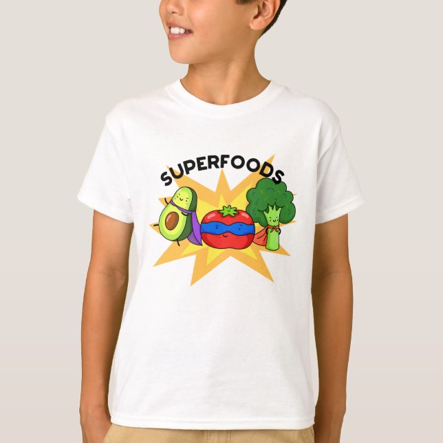 Superfood Funny Gemüse Puppe T-Shirt (Vorderseite)