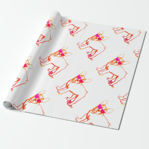 SuperFrenchie Bulldogge Geschenkpapier