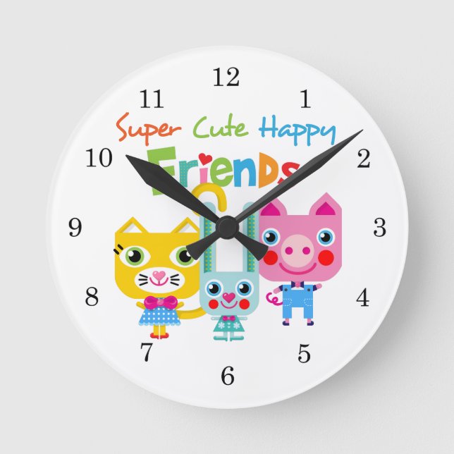 superfriends.png runde wanduhr (Vorderseite)