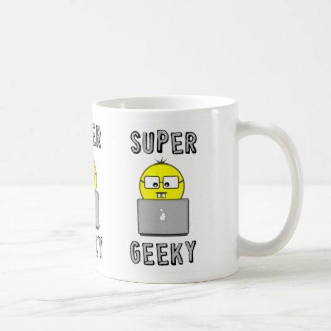 SuperGeektech-Computer-Tasse Kaffeetasse (Rechts)