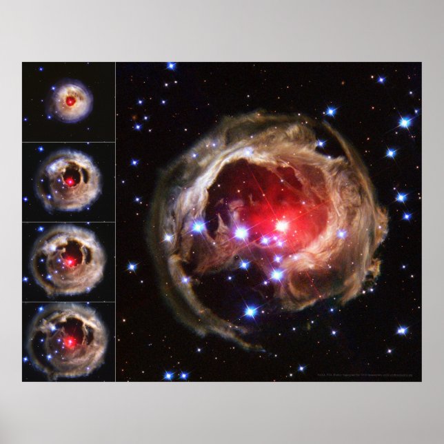 Supergiant Star V838 Monocerotis 20x16 (20x16) Poster (Vorne)