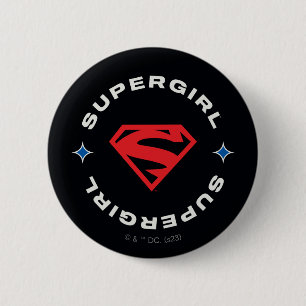 Supergirl Age of Heroes Circle S-Shield Button