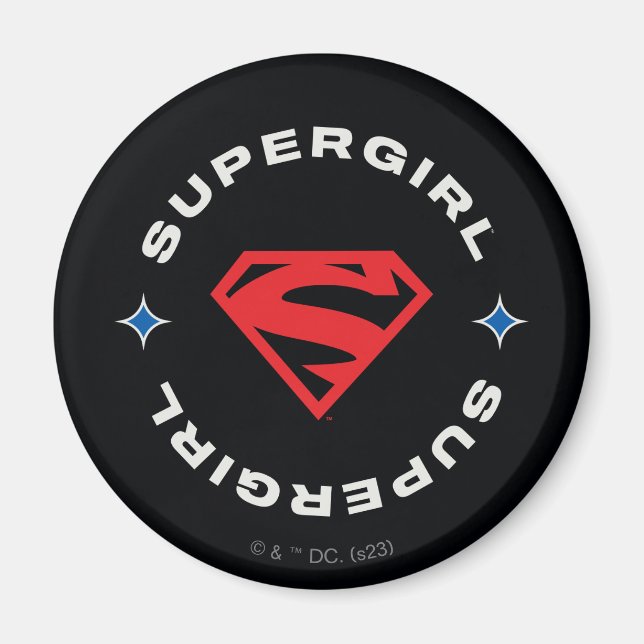 Supergirl Age of Heroes Circle S-Shield Magnet (Vorne)