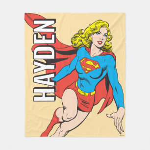 Supergirl auf Achse Fleecedecke