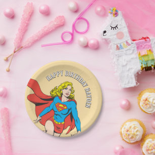Supergirl auf Achse Pappteller