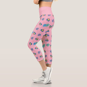 Supergirl aus dieser Welt Retro Grafik Capri Leggings
