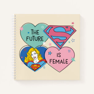 Supergirl aus dieser Welt Retro Grafik Notizbuch