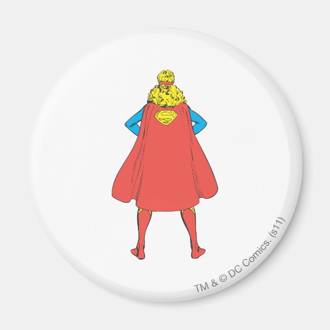 Supergirl Back View Magnet (Vorne)