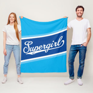 Supergirl Baseball All-Star-Logo Fleecedecke