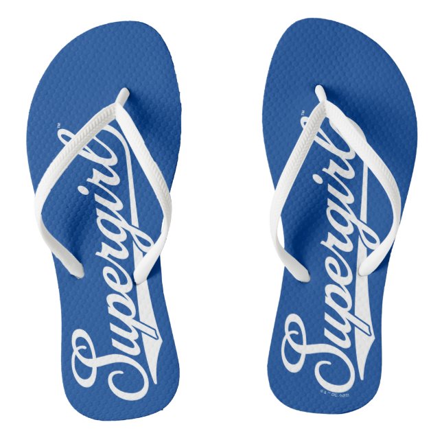 Supergirl Baseball All-Star-Logo Flip Flops (Fußbett)