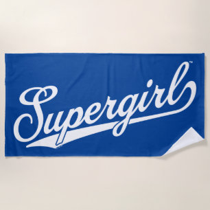 Supergirl Baseball All-Star-Logo Strandtuch