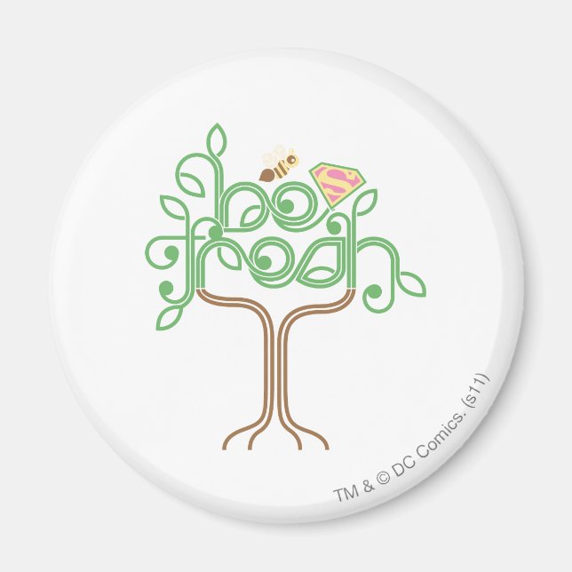 Supergirl Be Fresh Magnet (Vorne)