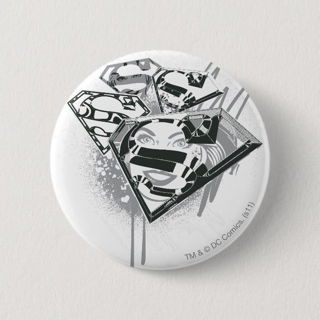 Supergirl Behielt es Fresh 1 Button (Vorderseite)